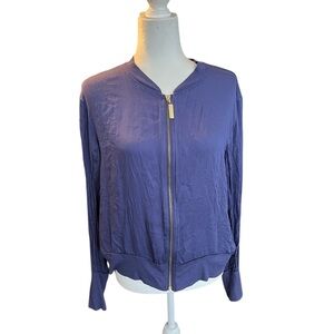 Peace Love World Light-Weight Zip-Up Top Size Medium